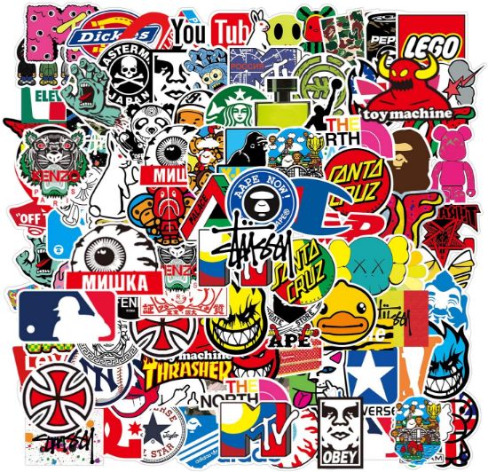 Nertpow Cool Brand Stickers