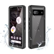 Google Pixel 7A Case, Pixel 7A 5G Case IP68 Waterproof with Built-in Screen Protector, Full Body Sealed Heavy Duty Shockproof Dustproof Snowproof Clear Case for Pixel 7A 6.1