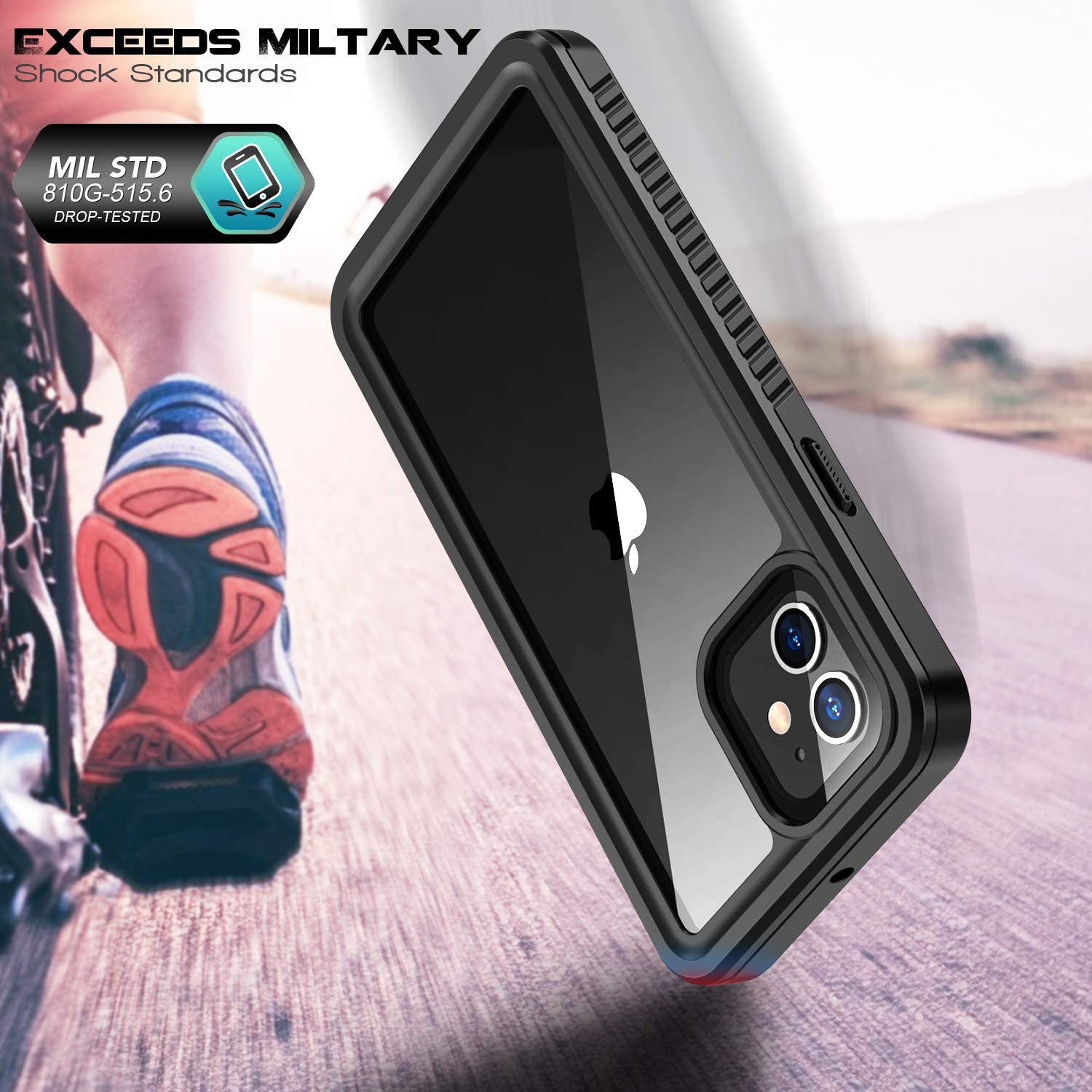 meritcaseiPhone 12 Mini Waterproof Case, Shockproof Dustproof