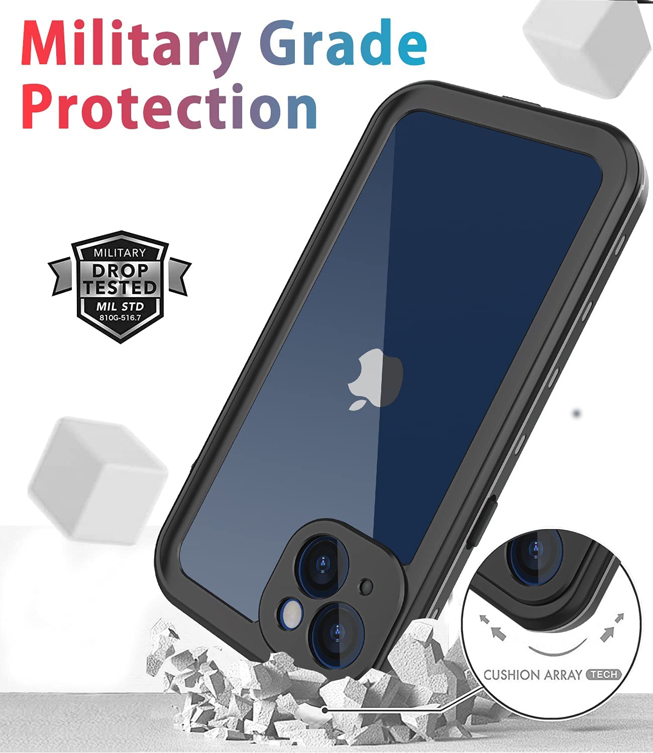 meritcaseiPhone 13 Case Waterproof Shockproof Dustproof FullBody