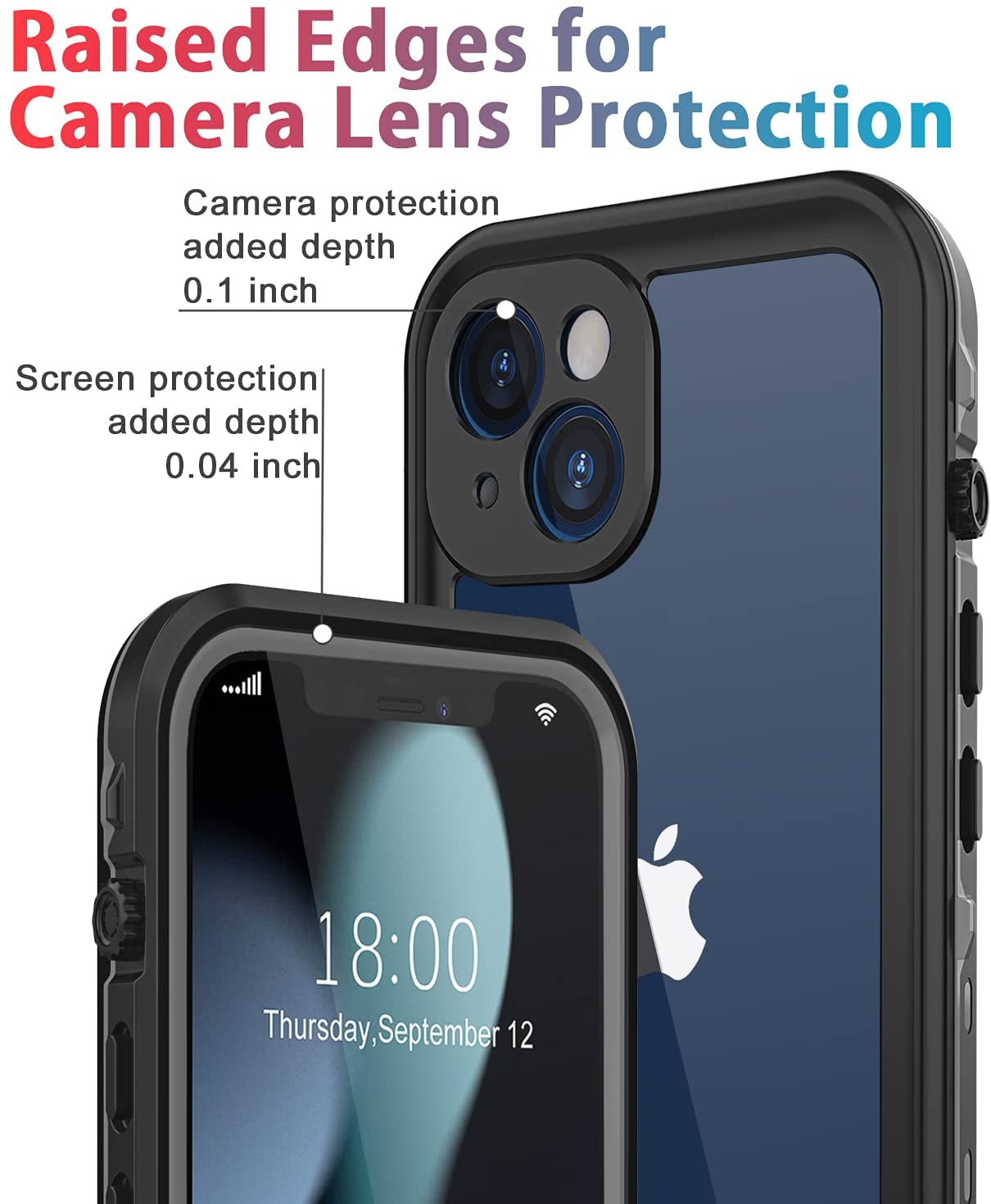meritcaseiPhone 13 Case Waterproof Shockproof Dustproof FullBody