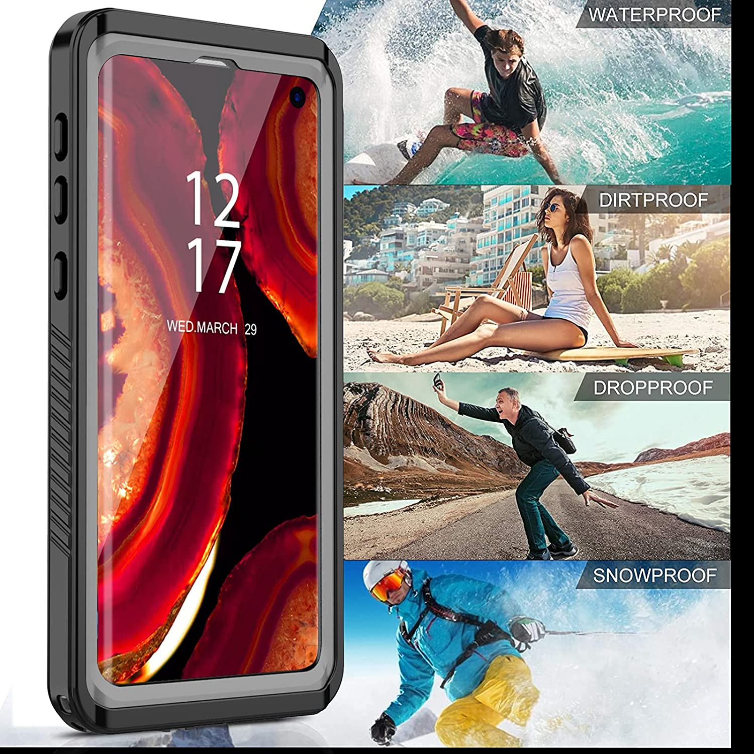 meritcasemeritcase galaxy s10 waterproof case