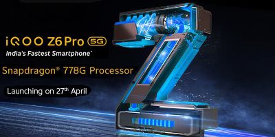 iQOO Z6 Pro 5G mobile phone will be released in India on April 27: equipped with Snapdragon 778G chip, 66W flash charge