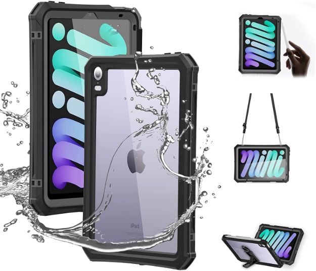 ipad mini 6 waterproof case Dustproof Shockproof Drop Proof Case