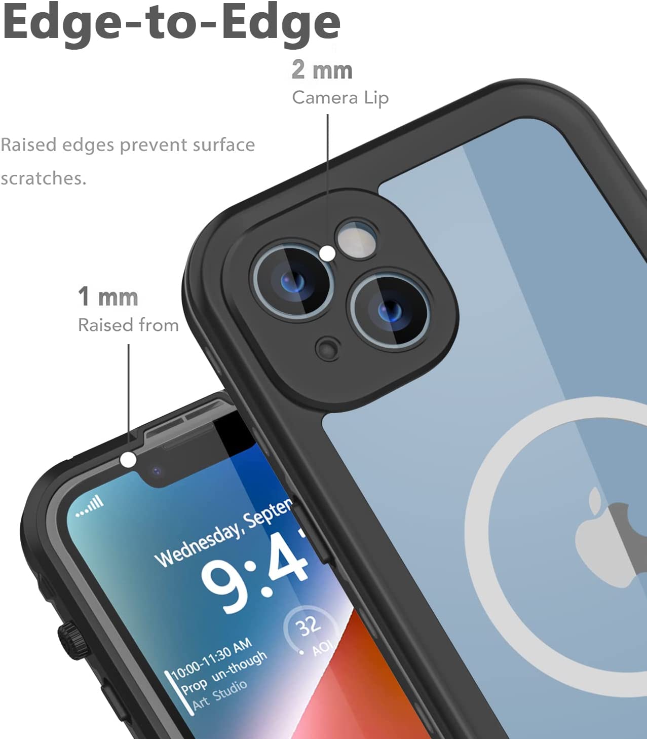 meritcase-iPhone 14 Plus Waterproof Case,Shockproof Dustproof Sturdy ...