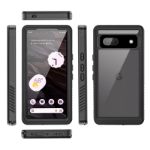 Google Pixel 7A Case, Pixel 7A 5G Case IP68 Waterproof with Built-in Screen Protector, Full Body Sealed Heavy Duty Shockproof Dustproof Snowproof Clear Case for Pixel 7A 6.1