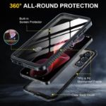 Samsung Galaxy S24 Case Waterproof, Built-in Lens & Screen Protector 360° Full Body Heavy Duty Protective Shockproof IP68 Underwater Case