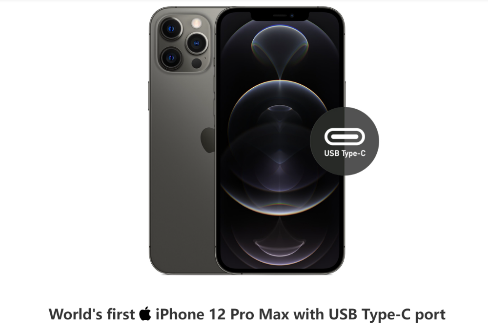 iphone 12 pro usb-c port